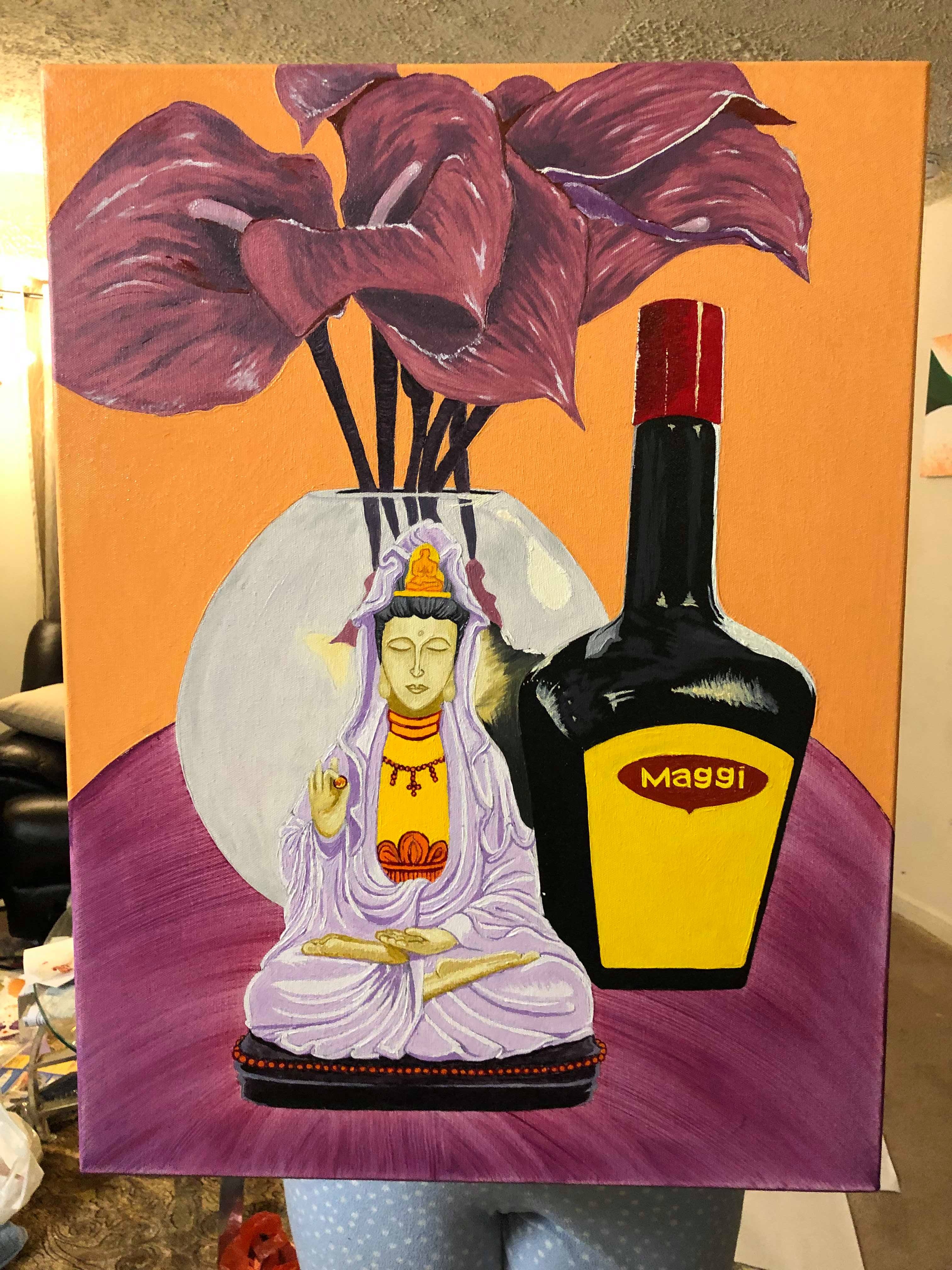 Real Objects Study. Oil on canvas