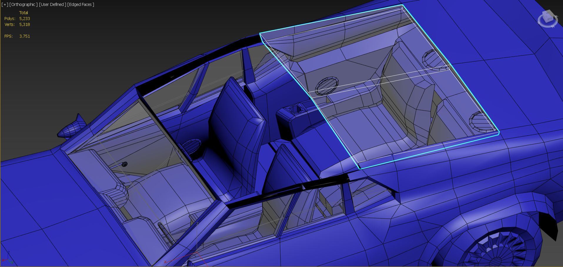 Player's Car interior for Neon Highway