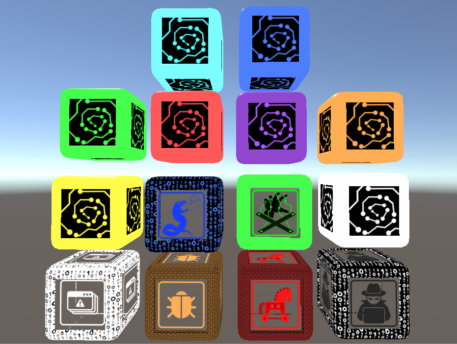 Tweaked normal cube's design: Photoshop