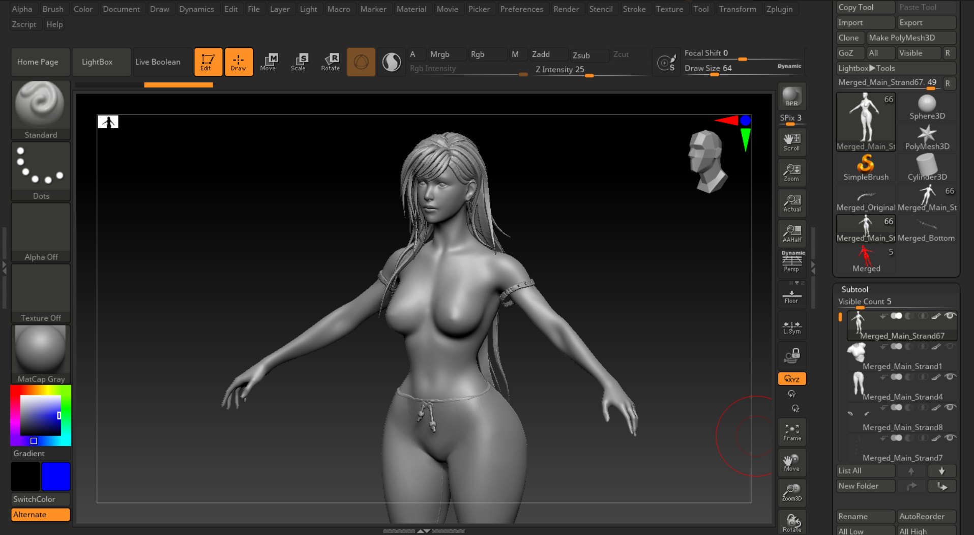 Model made in Zbrush