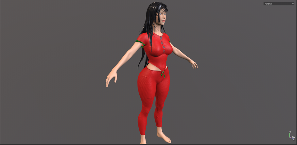 Original Character done in Substance Left